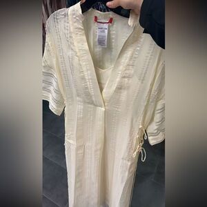 MaxMara Cream Textured Kimono (New without tag)